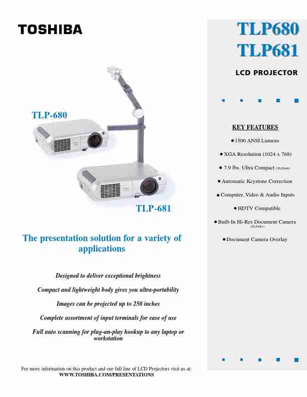 Toshiba Projector TLP-680-page_pdf